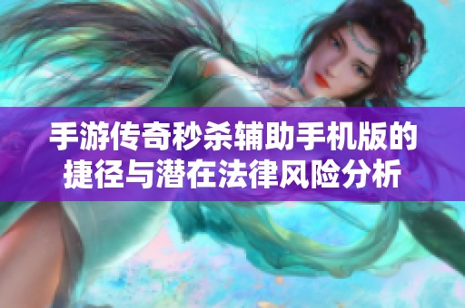手游传奇秒杀辅助手机版的捷径与潜在法律风险分析