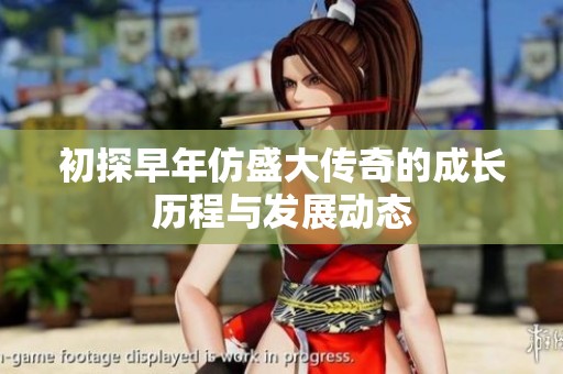初探早年仿盛大传奇的成长历程与发展动态