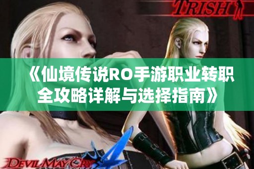 《仙境传说RO手游职业转职全攻略详解与选择指南》