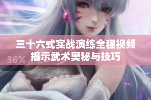 三十六式实战演练全程视频揭示武术奥秘与技巧