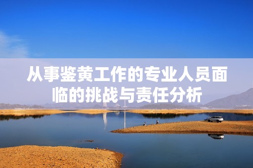 从事鉴黄工作的专业人员面临的挑战与责任分析
