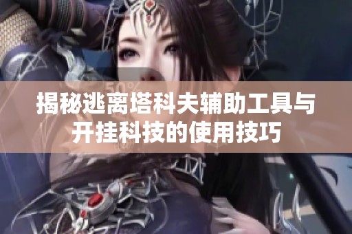 揭秘逃离塔科夫辅助工具与开挂科技的使用技巧