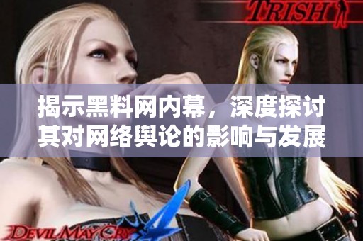 揭示黑料网内幕，深度探讨其对网络舆论的影响与发展
