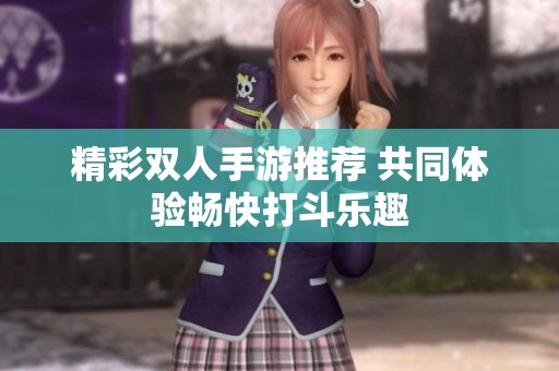 精彩双人手游推荐 共同体验畅快打斗乐趣