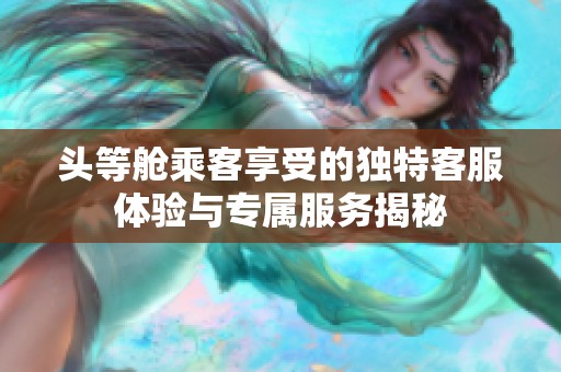 头等舱乘客享受的独特客服体验与专属服务揭秘