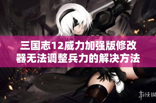 三国志12威力加强版修改器无法调整兵力的解决方法与技巧分享