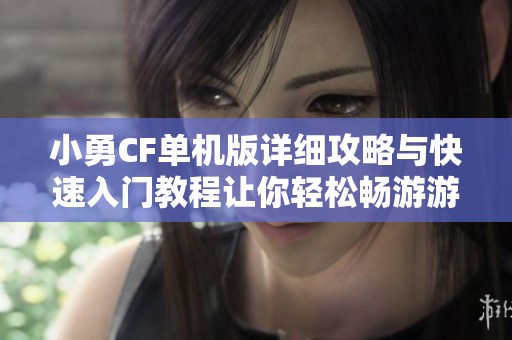 小勇CF单机版详细攻略与快速入门教程让你轻松畅游游戏与房间