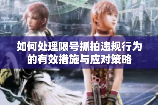 如何处理限号抓拍违规行为的有效措施与应对策略