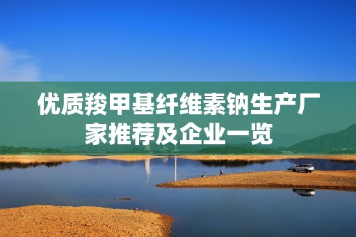 优质羧甲基纤维素钠生产厂家推荐及企业一览