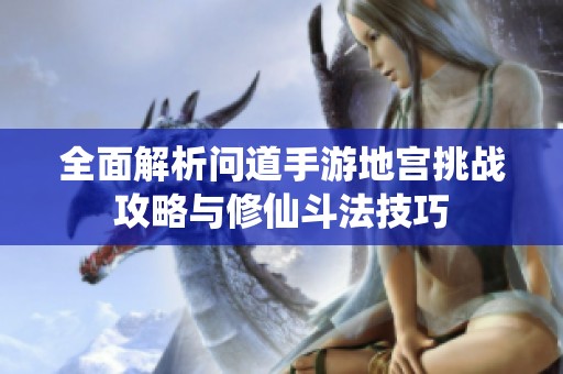 全面解析问道手游地宫挑战攻略与修仙斗法技巧