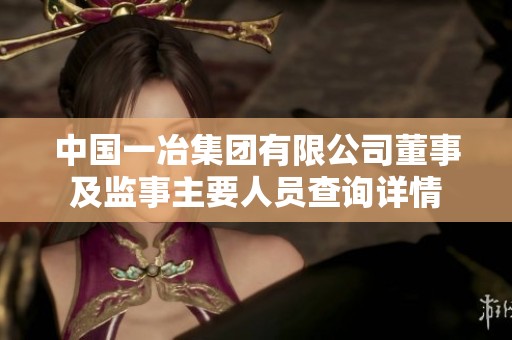 中国一冶集团有限公司董事及监事主要人员查询详情