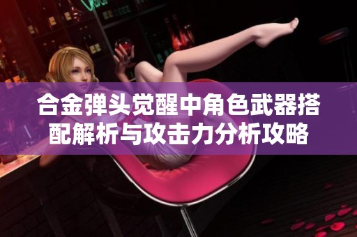 合金弹头觉醒中角色武器搭配解析与攻击力分析攻略