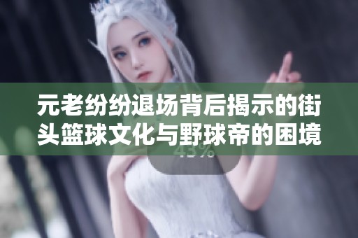 元老纷纷退场背后揭示的街头篮球文化与野球帝的困境